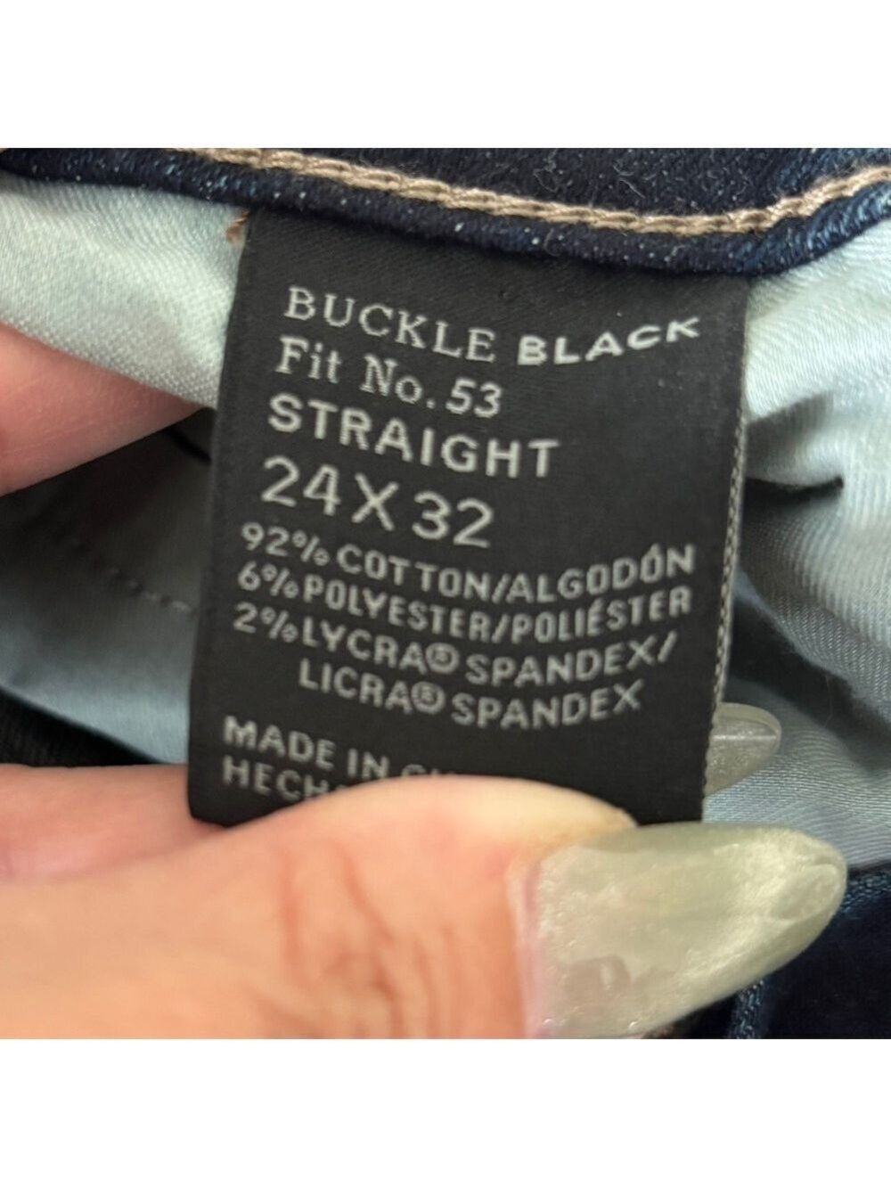 Buckle Black Fit. no 53 Straight Leg Jeans - Picture 10 of 11